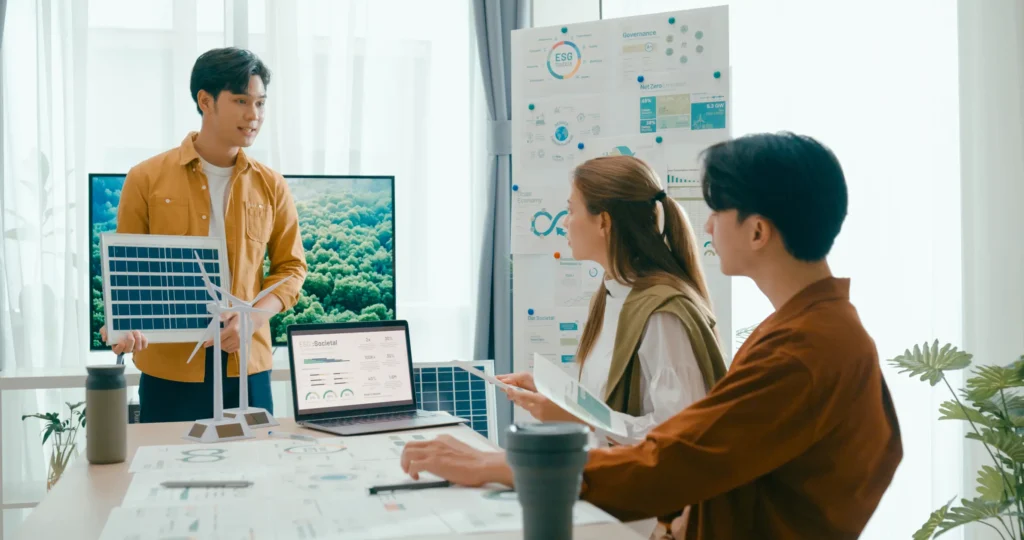 Green energy and mobility solution team by SCG International