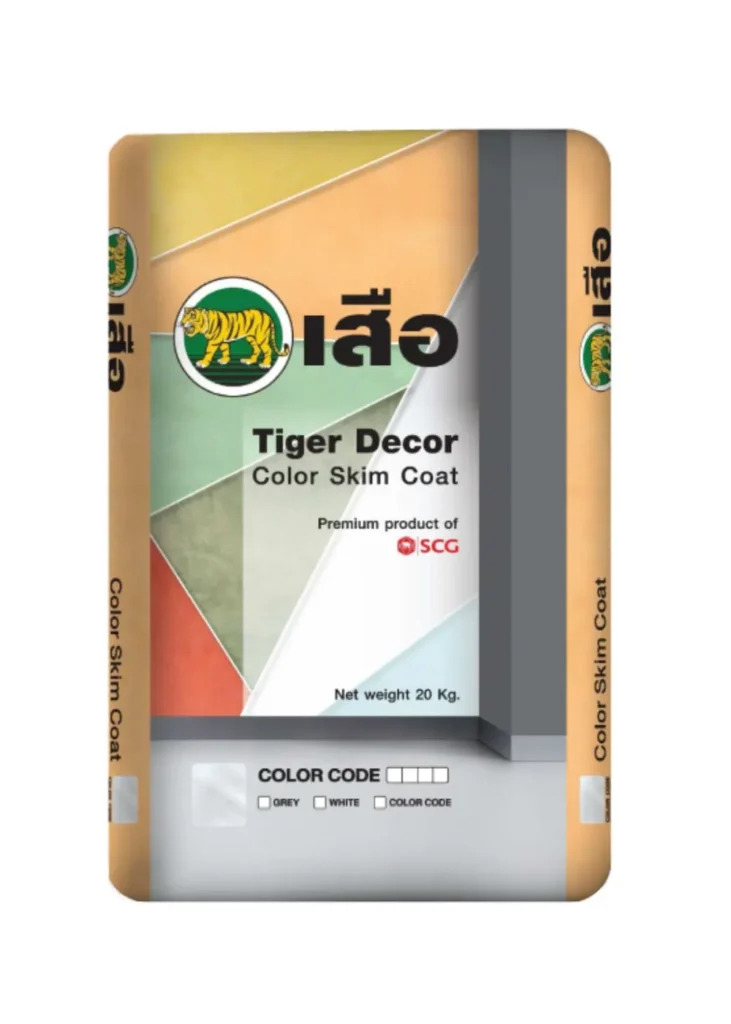 Tiger Decor Color Skim Coat