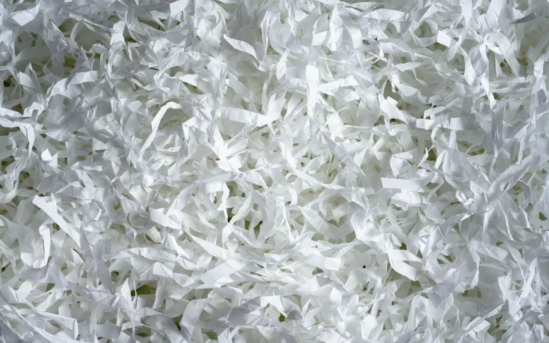 Hard White Shavings paper supply by SCG International